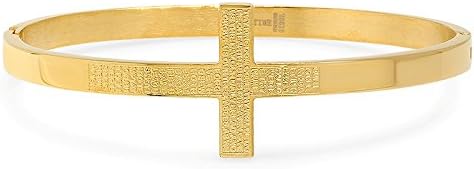 Ladies Stainless Steel Lord's Prayer Bracelet in English