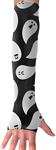 Happy Halloween Ghost Party Long Sleeve Sun Protection Arm Sleeves Arm Cooling Sleeve Cycling Outdoor Sports Leisure