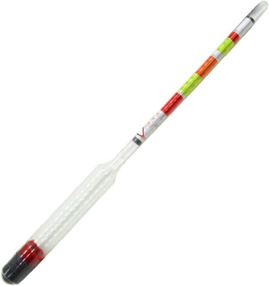 LjzlSxMF Triple Scale Hydrometer for Home Brewing Triplescale Tester Brewing Supplies & Home Brew Wine Making Equipment for Beer and Wine Making