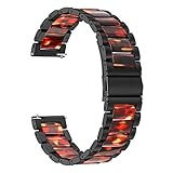 Galaxy Watch 46mm Band, TRUMiRR 22mm Stainless Steel & Resin Watchband Quick Release Strap Sports Bracelet Wristband for Samsung Gear S3 Fossil Q Gen 3 Explorist/Gen 4 Explorist HR