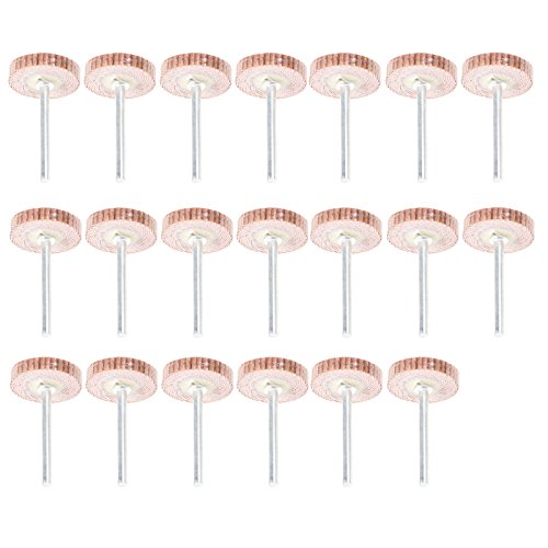 ZFE 20mmX4mm 120Grit Flap Wheel Polishing pad For Dremel Rotary Tools Pack of 20Pcs