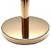 JAXPETY 3 Sets Round Top Polished Brass Stanchion Posts Queue Barrier, Pack of 6 Posts with Red Velvet Ropes,Gold