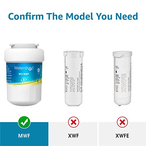 Waterdrop MWF Replacement for GE® MWF Refrigerator Water Filter, 3 Filters - Image 4
