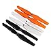 eTopxizu 36PCS Syma X8C X8W X8G Protective frame 2.4G 4CH Venture RC Quadcopter Blade Propeller & Propeller Protectors Blades Frame & Landing Skid,Black,White&Orange