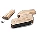 YOGABODY Birch Wood Parallettes (Set of 2) | Beautiful, Smooth, Non-Slip Yoga & Gymnastic Training Tool for L-Sits, Lolasana, Handstand Pushups, Jump Backs & More