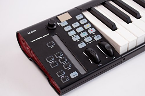 Icon Pro Audio Icon ICOK-IKEYBOARD4X Ikeyboard 4X 37 key piano keyboards with a single channel DAW controller in a rugged metal enclosure, 37 Note (