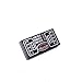 Lego Parts: Tile, Decorated 1 x 2 with STAR WARS (Avionics - Copper, Red & Silver Pattern)