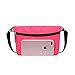 Homekit Travel Waist Pack VS Pink Fanny Pack Summer Time Waist Bag Pink Waterproof Break Fanny Bag Card Pocket (black)