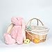 Wicker Basket Gift Baskets Empty Oval Willow Woven Picnic Basket Easter Candy Basket Storage Basket Wine Basket with Handle Egg Gathering Wedding Basket (Natural)