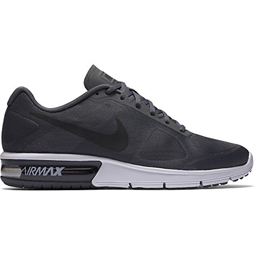 Men's Nike Air Max Sequent Running Shoe Dark Grey/White/Black/Hematite Size 11 M US