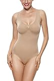 Khaya Women's Seamless All-in-One Body Shapewear Slimmer Tank Bodysuit