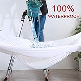 Edilly Queen Size Premium Hypoallergenic 100% Waterproof Mattress Pad Protector Cover Breathable Fitted 8