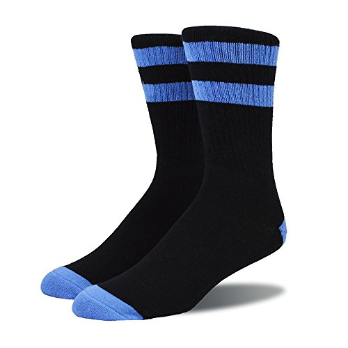 Street Wear Women's Socks, Bad Ass, Blue Clothing, Shoes & Jewelry, Men