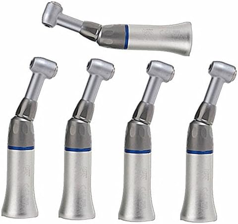 5pc Dental Slow Low Speed Handpiece Push Button Contra Angle Latch Bur