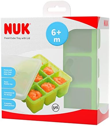 nuk food cube tray with lid