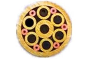 WellieSTR 1pc Mosaic Pin for Knife Handle 1/4" x 15.4" Copper(No.3)