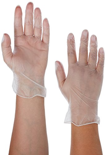 GPX3 Industrial Clear Vinyl Gloves - 3 mil, Latex Free, Powder Free, Disposable, Medium, GPX344100,  - //coolthings.us