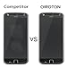 OMOTON Moto Z Play Droid Screen Protector [2 Pack]- [9H Hardness] [Crystal Clear] [Bubble Free] Tempered Glass Screen Protector for Motorola Moto Z Play Droid 5.5 Inch(2016)