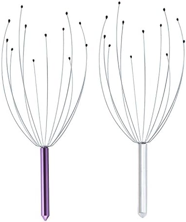 Scalp Massager,Hand Held Scalp Head & Neck Massager(Colors May Vary) (Packet of 2, Model-1)