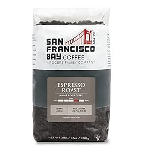 SF Bay Coffee Pete's Espresso Blend Whole Bean 2LB (32 Ounce) Dark Roast (Packaging May Vary)