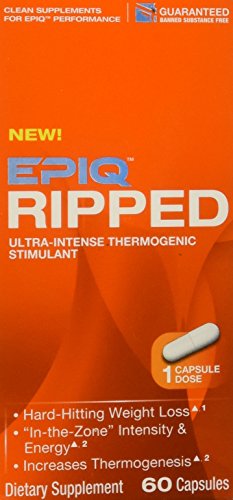 EPIQ - Ripped Ultra-Intense Thermogenic Stimulant - 60 Capsules