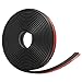 MATCC 13Ft(4M) Car Door Rubber Seal Z Shape Trim Seal Door Edge Guards Weatherstrip Hollow for Car Truck Motor Protector