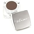 Plume - Nourish + Define Natural Brow Pomade | Smudge-Proof, Vegan, Clean Beauty (Chestnut Decadence, Pomade + Brush)