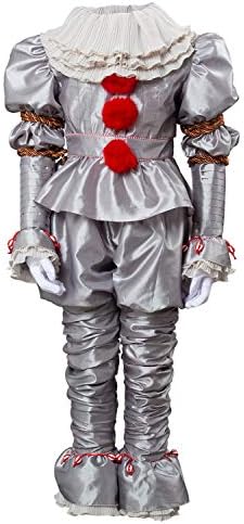 Mesodyn Adult Kids Cosplay Costume Halloween Deluxe Clown Outfit