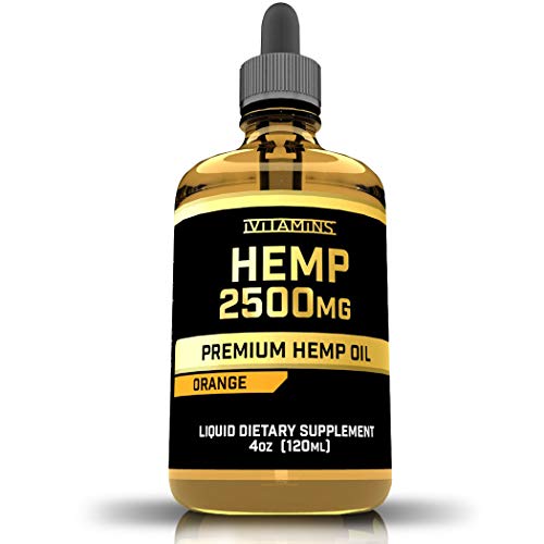iVitamins Hemp Oil for Pain Anxiety Relief :: 2,500mg 4 fl oz :: May Help with Stress, Pain, Anxiety, Sleep, Depression, Headaches and More :: Hemp Extract :: Rich in Omega 3,6,9 :: Orange Flavor iVitamins Hemp Oil for Pain Anxiety Relief :: 2,500mg 4 fl oz :: May Help with Stress, Pain, Anxiety, Sleep, Depression, Headaches and More :: Hemp Extract :: Rich in Omega 3,6,9 :: Orange Flavor