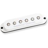 Seymour Duncan Custom Staggered Strat - Neck/Middle/Bridge - White | Custom Staggered Strat tone adds Gilmour-style punch, sustain and muscular mids while preserving bright detail.