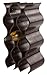 Oenophilia Bali Wine Rack, Ebony - 12 Bottle, Solid Wood, Elegant Modern Wine Rack, Table Wine Storage