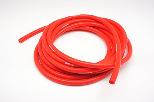 Autobahn88 High Performance Silicone Vacuum Hose, ID 0.16" (4mm), OD 0.35" (9mm), 15 Feet per reel (4.5 Meter), Red - Thumbnail 4