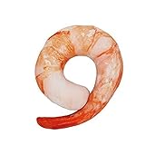 Shrimp Neck Travel Pillow U Shaped Cushion Throw Pillow Creative Stuffed Plush Toy