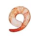 Shrimp Neck Travel Pillow U Shaped Cushion Throw Pillow Creative Stuffed Plush Toy