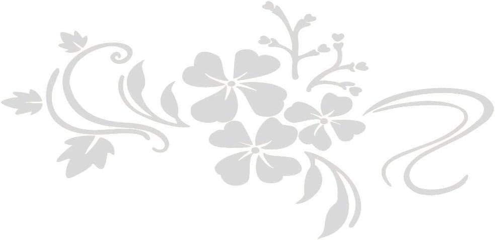 TOPINCN Mirror Wall Stickers Self Adhesive DIY Removable Mirror Plastic Flower Vine Art Wall Sticker Decoration Home Parlour Room Decal(Silver) - Image 3