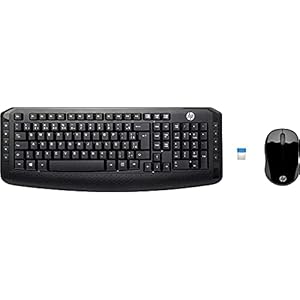 HP-300-Black-24-GHz-USB-Wireless-Keyboard-Wireless-Mouse-Combo-UK-Keyboard-Layout HP 300 Black 2.4 GHz USB Wireless Keyboard & Wireless Mouse Combo Set (UK Keyboard Layout) - Home Office Working for…