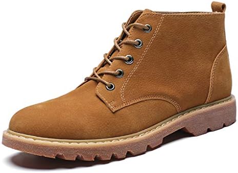 カジュアルシューズ 革靴 大きいサイズ イギリス ブーティ 学生 アウトドア 男性 マーチンブーツ 滑り止め メンズハイブーツ 定番 メンズブーツ ファッション ドレスシューズ ブラウン レースアップ メンズブーツ B07q6q9g5f 3 3円