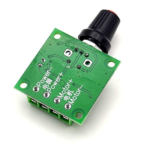 FICBOX 3 PACK 1.8v 3v 5v 6v 7.2v 12v 2A 30W DC Motor Speed Controller (PWM) 1803BK 1803B Adjustable Driver Switch