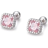 925 Sterling Silver Hypoallergenic Earrings for Women - Sparkly Cubic Zirconia Jewelry Gifts for Sensitive Ears, Christmas Birthday Party, perfect Valentine's Day gift