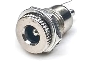 5.5 * 2.1Mm Dc Power Jack Socket Female Panel Mount Connector Metal