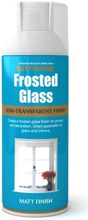 400ml Frosted Glass by Rustoleum