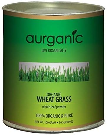 aurganic Wheat Grass Powder - 100% Organic Ingredients, 100g