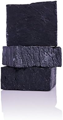 Activated Charcoal 5 Ounce Peppermint Tea Tree Soap Bar 3 Pack Vegan, Certified Organic Ingredients, No Sodium Lauryl Sulfate (SLS), Non-GMO, No Parabens, No Phthalates, No Ethoxylates, No Triclosan