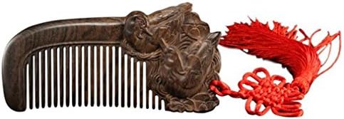 SHUZ Comb Handmade Combs Hair Mandarin Duck Sandalwood Massage Straight Hair Comb Wood Carving Comb Beauty Comb