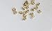 Fly Shop Earring Backs (5 Pairs) Ear Nuts (Gold Round Nuts)