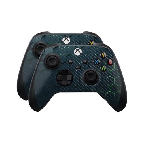 Carbon Fiber Skin Compatible with Microsoft Xbox Series X|S Controller (2 Pack)…