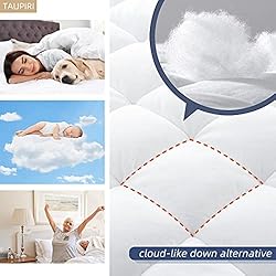 Taupiri Twin Quilted Mattress Pad Cover with Deep