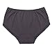 Neione Women Girls Period Panties Leak Proof Menstrual Underwear 2 Pack Black Gray 4XL
