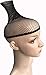 Lace Wig Grip Band - Non Slip Velvet Wig Comfort Head Hair Band Extra Hold Wig Headband Adjustable Women Hair Scarf with 1 Wig Cap (Brown)