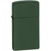 Zippo Slim Green Matte Pocket Lighter
